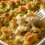 dolly's chicken and stuffing casserole